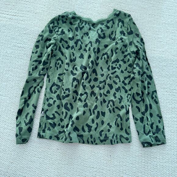 Kyte Baby Green + Black Hunter Leopard Two Piece Long Sleeve Bambooo Pajamas 2T - Picture 7 of 8